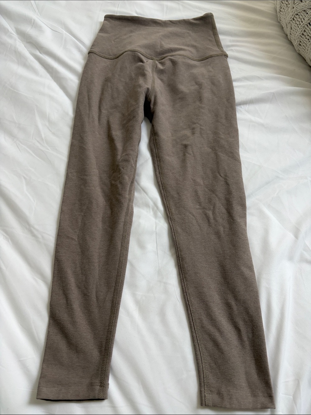 Beyond yoga High-Waist Stretch Leggings in heather brown size S